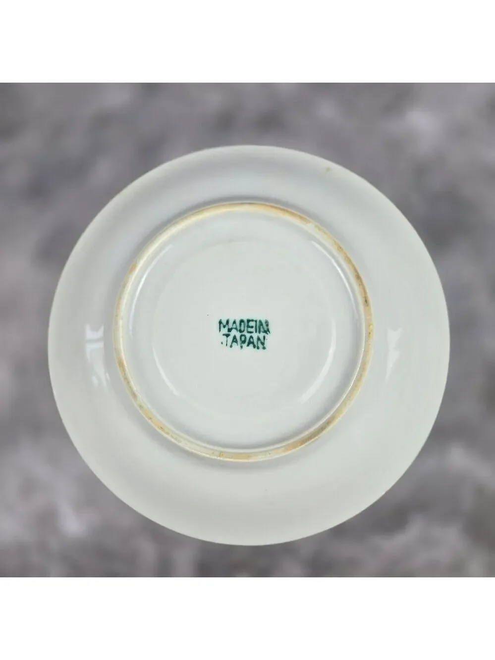 Vintage Peach Lusterware Demitasse Cup Saucer Two Ladies Child Made in Japan